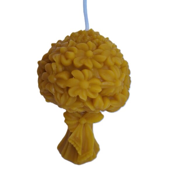 Lumânare buchet de flori